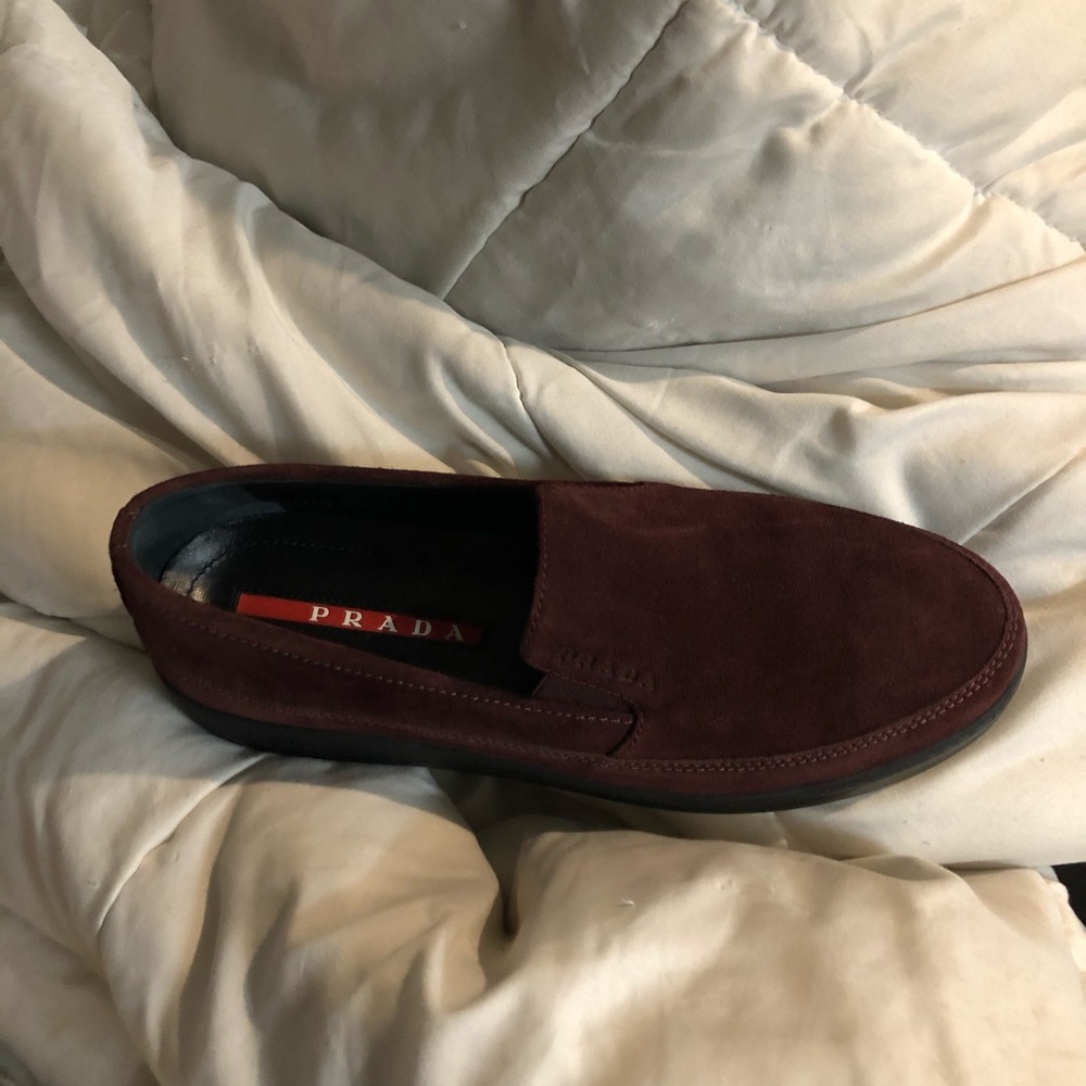PRADA PLATEFORM SLIP ON SNEAKERS - Picture 8 of 8